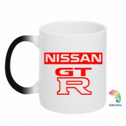 Чашка-хамелеон Nissan GT-R - PrintSalon
