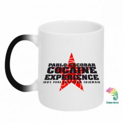 Чашка-хамелеон Pablo Escobar