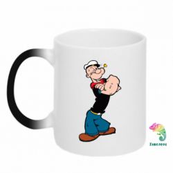 Чашка-хамелеон Папай моряк