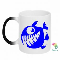 Чашка-хамелеон Пиранья - PrintSalon