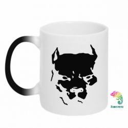 Чашка-хамелеон Питбуль - PrintSalon
