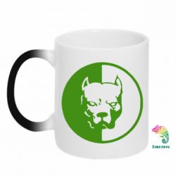 Чашка-хамелеон Pitbull - PrintSalon