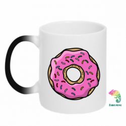 Чашка-хамелеон Пончик Гомера