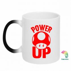 Чашка-хамелеон Power Up Маріо гриб - PrintSalon