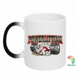 Чашка-хамелеон Powerlifting Meet - PrintSalon