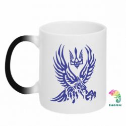 Чашка-хамелеон Птах та герб - PrintSalon