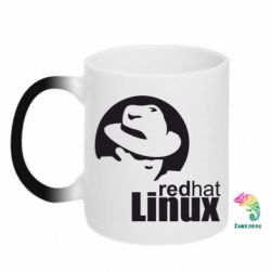 Чашка-хамелеон Redhat Linux - PrintSalon
