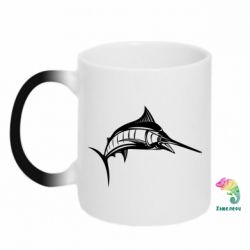 Чашка-хамелеон Риба Марлін - PrintSalon