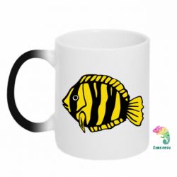 Чашка-хамелеон рыбка - PrintSalon