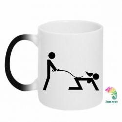 Чашка-хамелеон Садо-мазо - PrintSalon