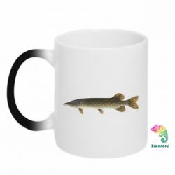 Чашка-хамелеон Щука - PrintSalon