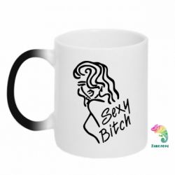 Чашка-хамелеон Sexy Bitch