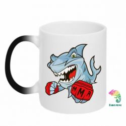Чашка-хамелеон Shark MMA - PrintSalon