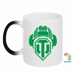 Чашка-хамелеон Шолом WOT - PrintSalon