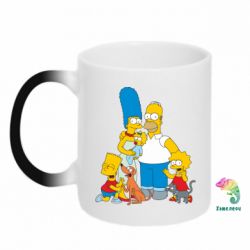 Чашка-хамелеон Simpsons Family