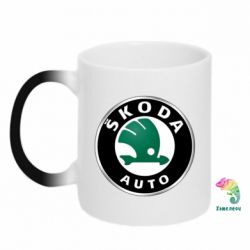 Чашка-хамелеон Skoda Auto - PrintSalon