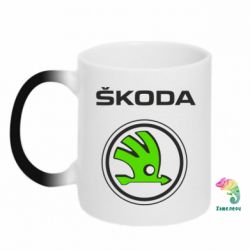 Чашка-хамелеон Skoda Bird - PrintSalon