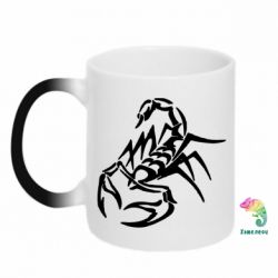 Чашка-хамелеон скорпион 2 - PrintSalon