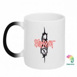 Чашка-хамелеон Slipknot Music - PrintSalon