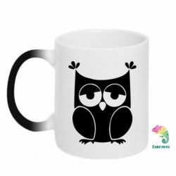 Чашка-хамелеон Сова - PrintSalon