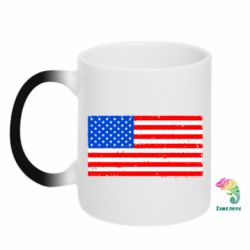 Чашка-хамелеон США - PrintSalon
