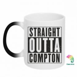 Чашка-хамелеон Straight outta compton - PrintSalon