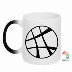 Чашка-хамелеон Strange Logo - PrintSalon