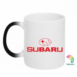 Чашка-хамелеон Subaru - PrintSalon