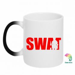 Чашка-хамелеон SWAT - PrintSalon