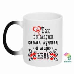 Чашка-хамелеон Так виглядає найкраща в Світі дружина