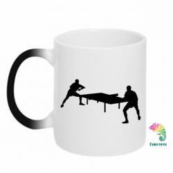 Чашка-хамелеон Тенісний стіл - PrintSalon