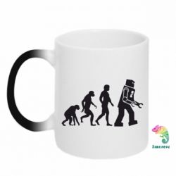 Чашка-хамелеон The Bing Bang theory Evolution - PrintSalon