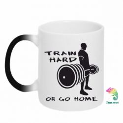 Чашка-хамелеон Train Hard or Go Home - PrintSalon