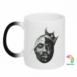 Чашка-хамелеон Tupac & Notorious BIG - PrintSalon