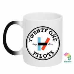 Чашка-хамелеон Twenty One Pilots Stay Alive-PrintSalon Чашка-хамелеон Twenty One Pilots Stay Alive