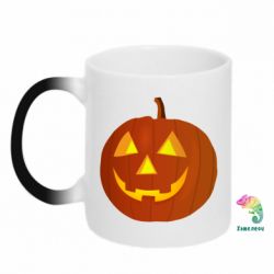 Чашка-хамелеон Тыква Halloween