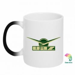 Чашка-хамелеон UAZ Лого - PrintSalon