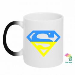 Чашка-хамелеон Український Superman - PrintSalon