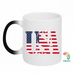 Чашка-хамелеон USA - PrintSalon