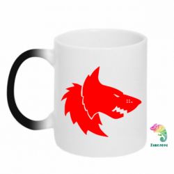 Чашка-хамелеон Warhammer Space Wolf - PrintSalon