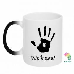 Чашка-хамелеон We know-PrintSalon Чашка-хамелеон We know