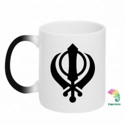 Чашка-хамелеон White Khanda - PrintSalon