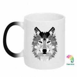 Чашка-хамелеон Wolf Art - PrintSalon