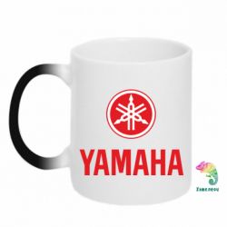 Чашка-хамелеон Yamaha Logo(R+W) - PrintSalon