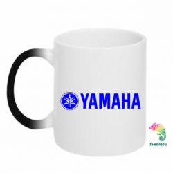 Чашка-хамелеон Yamaha Logo - PrintSalon