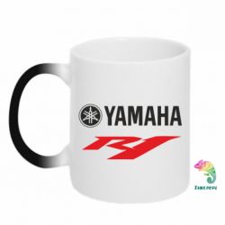 Чашка-хамелеон Yamaha R1 - PrintSalon