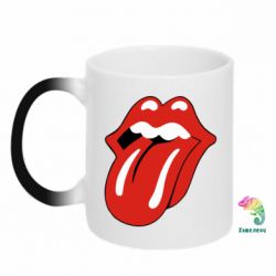 Чашка-хамелеон Мова Rolling Stones - PrintSalon