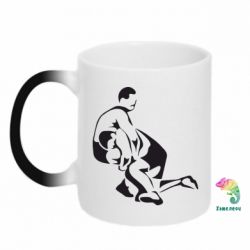 Чашка-хамелеон Захоплення в боротьбі - PrintSalon