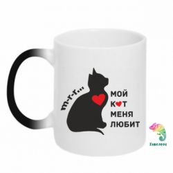 Чашка-хамелеон Зате кіт мене любить