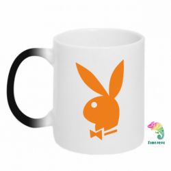 Чашка-хамелеон Заяц Playboy - PrintSalon